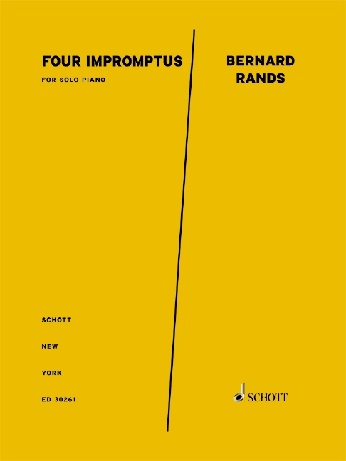 ED30261  B.Rands, Four Impromptus (2017)