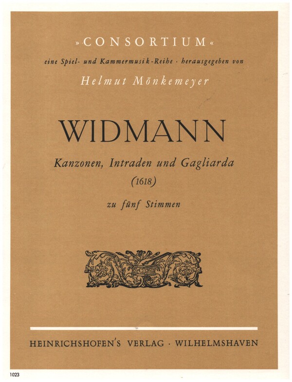 Kanzonen, Intraden und Gagliarda