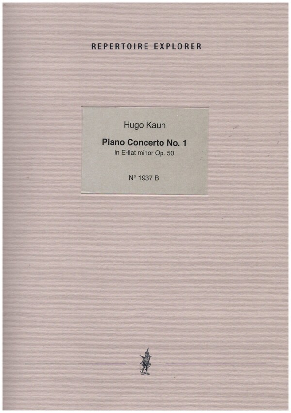 Konzert es-Moll Nr.1 op.50