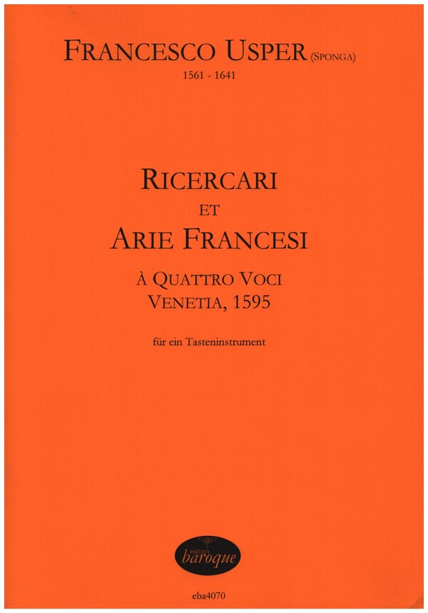 Ricercari et arie francesi à quattro voci