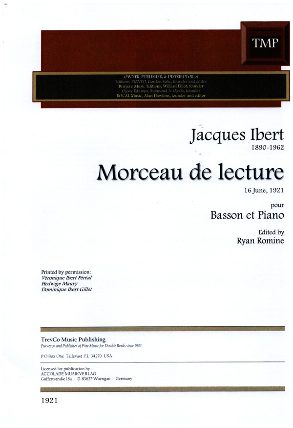 Morceau de Lecture