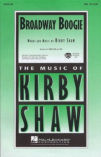 Broadway Boogie for mixed chorus