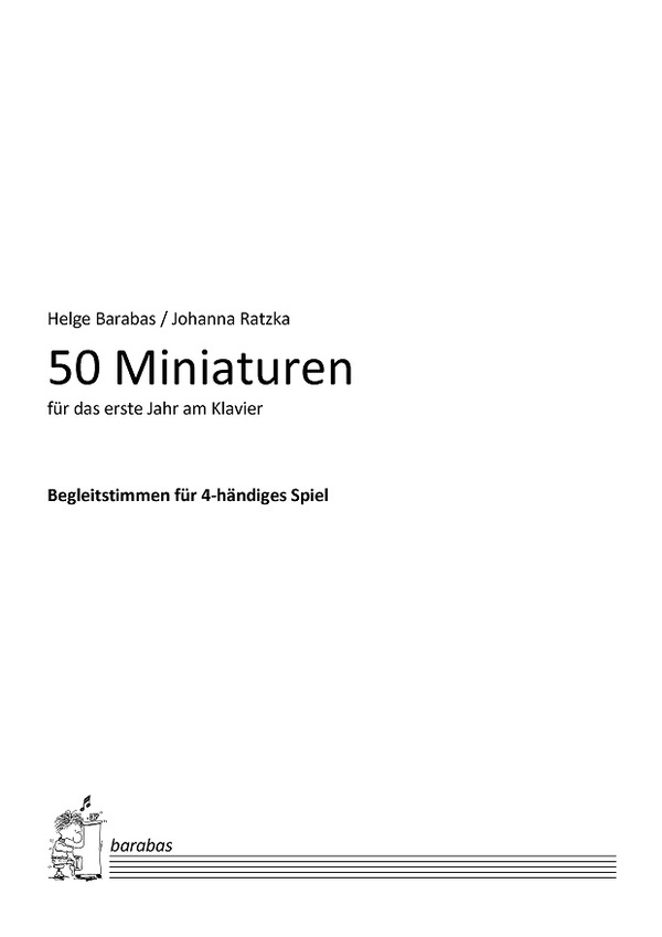 50 Miniaturen für das erste Jahr am Klavier