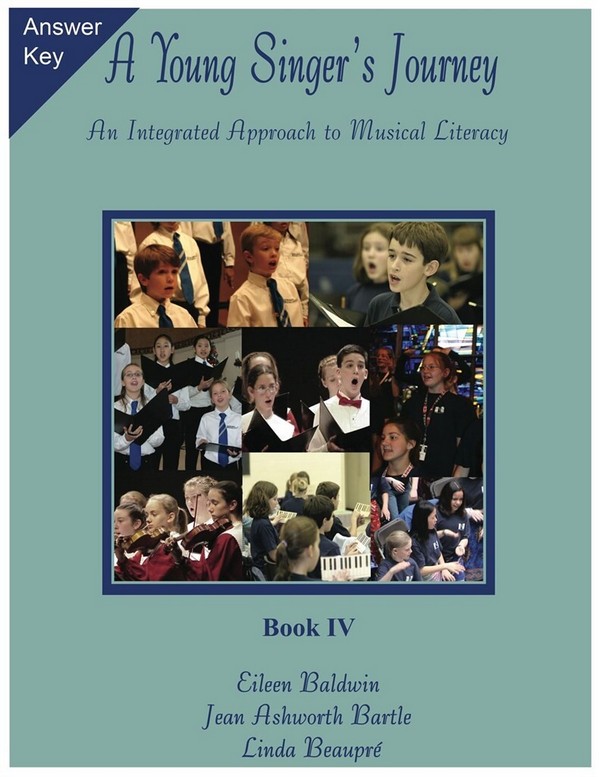 A Young Singer's Journey - Book 4 Answer Key (+Online Audio)