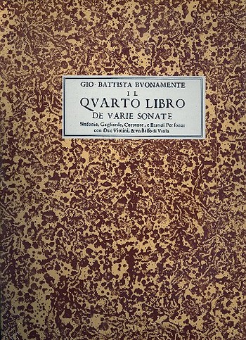 Il quarto Libro de varie sonate