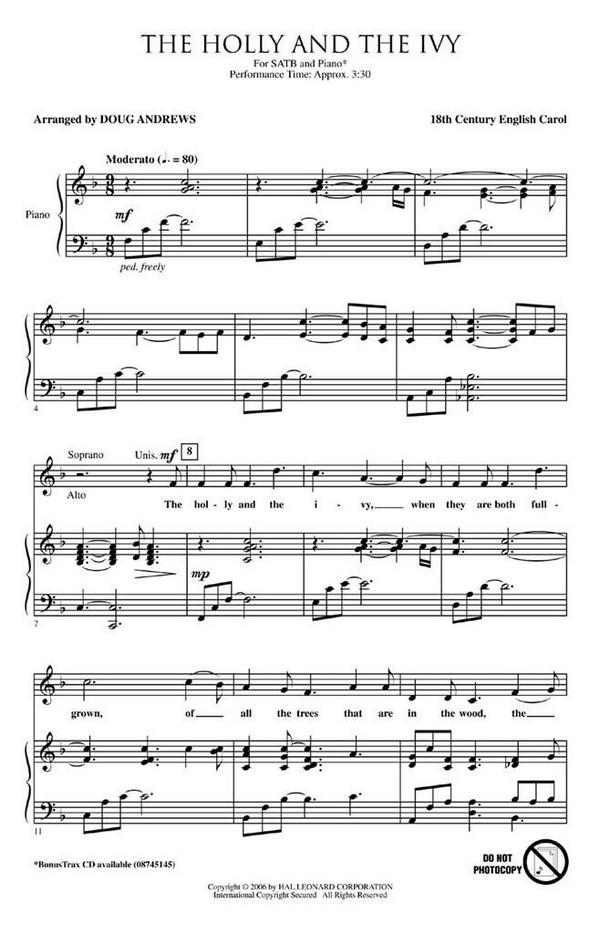 The Holly and the Ivy for