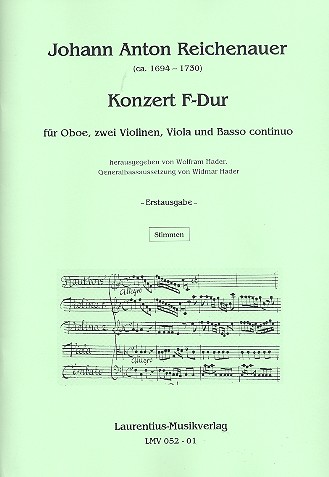 Konzert F-Dur für Oboe, 2 Violinen,