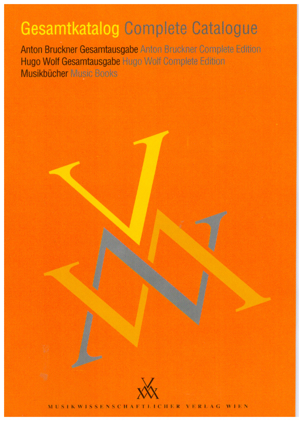 Katalog Bruckner und Wolf Gesamtausgabe