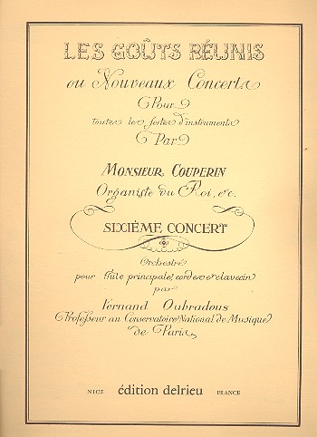 Konzert B-Dur Nr.6 für Flöte, Klavier
