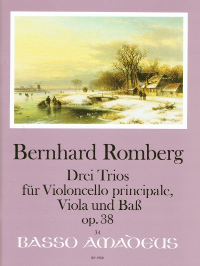 3 Trios op.38 für Violoncello principale,