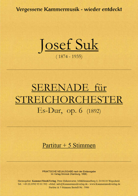 Serenade Es-Dur op.6