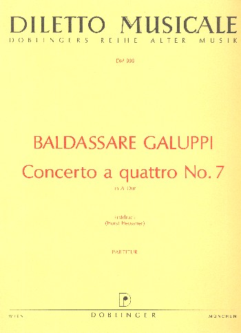 Concerto a quattro A-Dur Nr.7