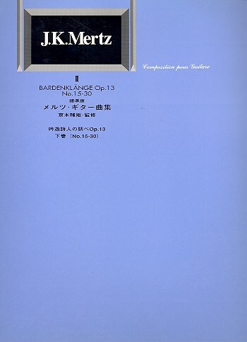 Bardenklänge op.13 Nr.15-30