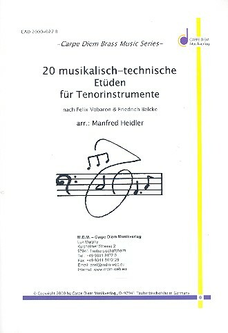 20 musikalisch-technische Etüden