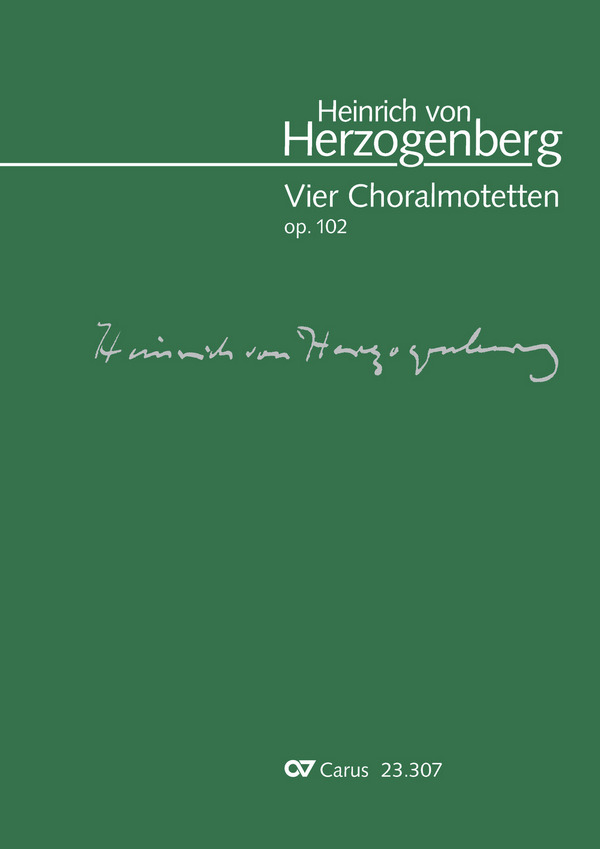 4 Choralmotetten op.102