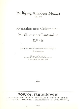 Pantalon und Colombine KV446