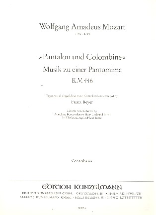 Pantalon und Colombine KV446