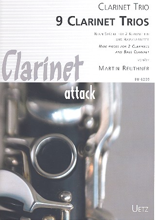 9 Clarinet Trios für 2 Klarinettn und