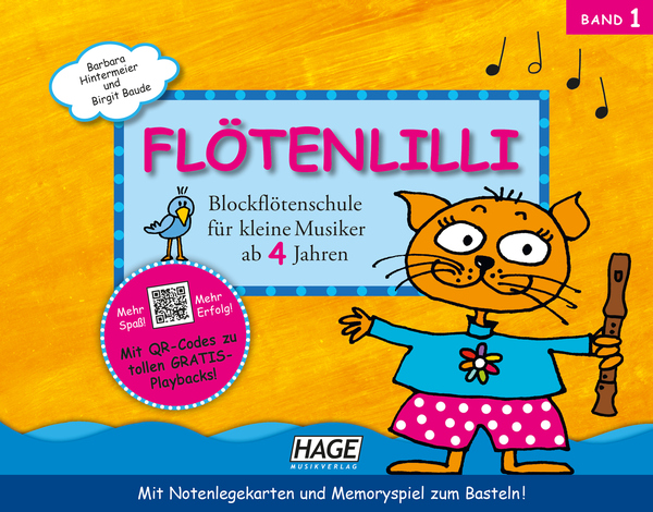 Flötenlilli Band 1 (+QR-Codes)