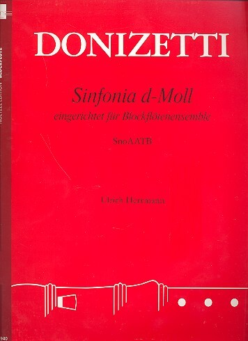 Sinfonia d-Moll für 5 Blockflöten
