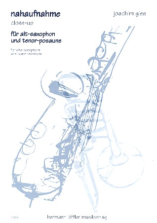 Nahaufnahme für Altsaxophon und
