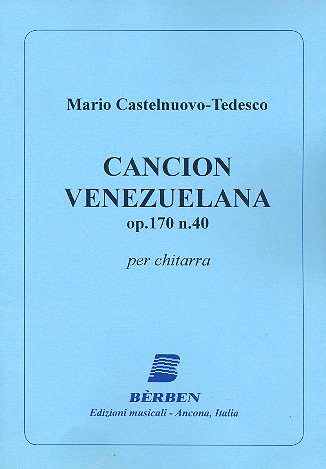 Cancion Venezuelana op.170,40