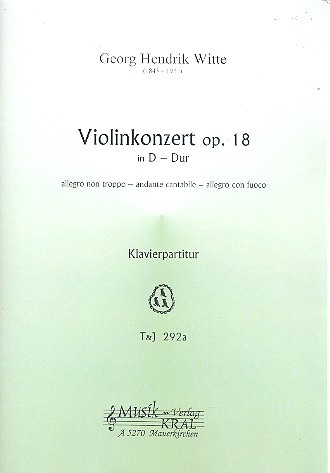 Konzert D-Dur op.18 für Violine