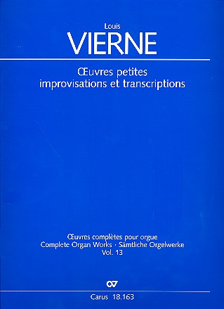 Oeuvres petites, improvisations et transcriptions
