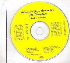 Advanced Jazz Conception for saxophone