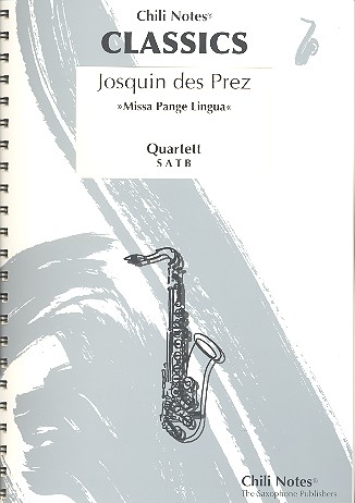 Missa Pange Lingua für 4 Saxophone (SATBar)