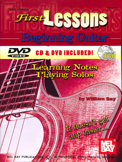 First Lessons (+CD+DVD) for beginning guitar