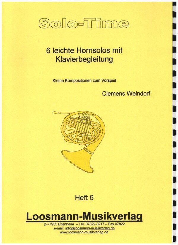 6 leichte Hornsolos Band 6