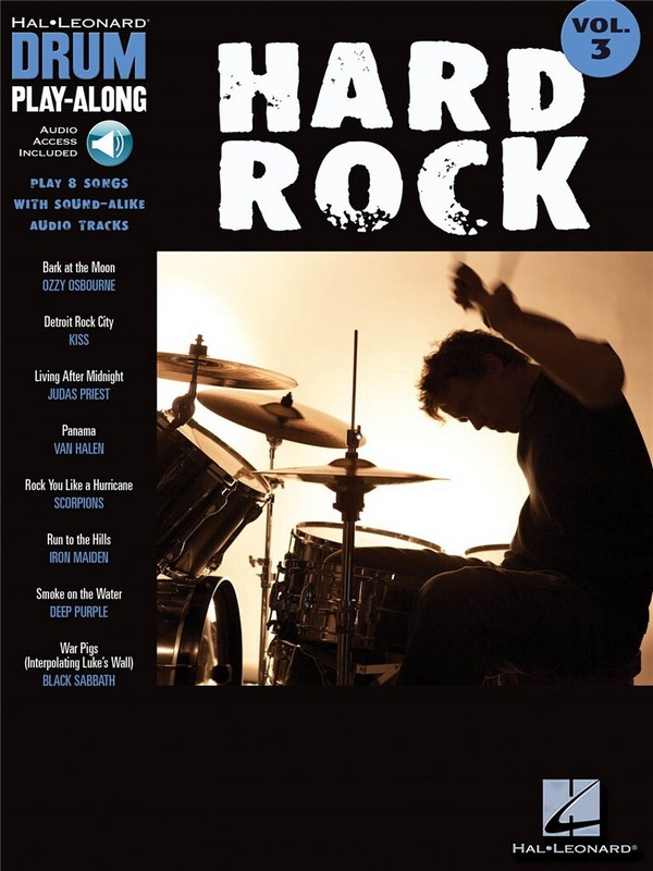 Hard Rock  (+CD): drum playalong vol.3