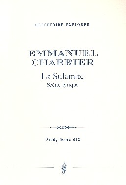 La Sulamite für Mezzosopran,