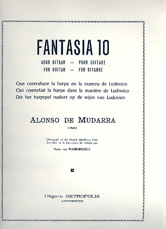 Fantasia Nr.10 für Harfe 
