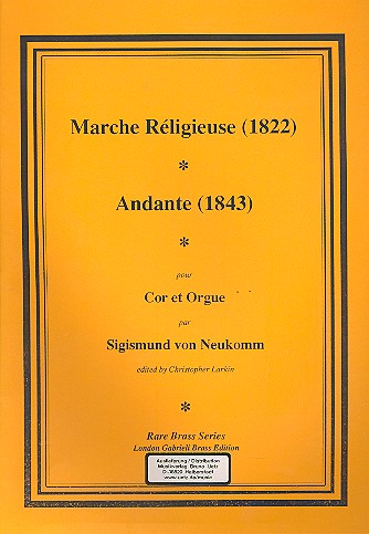 Marche réligieuse und Andante