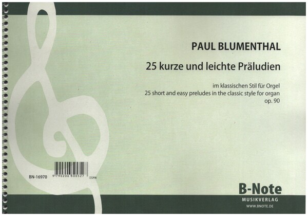 25 kurze und leichte Präludien op.90