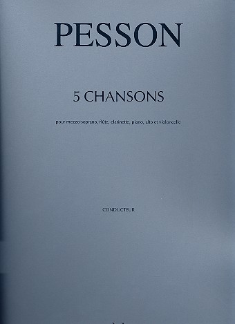 5 chansons pour mezzo-soprano, flute,