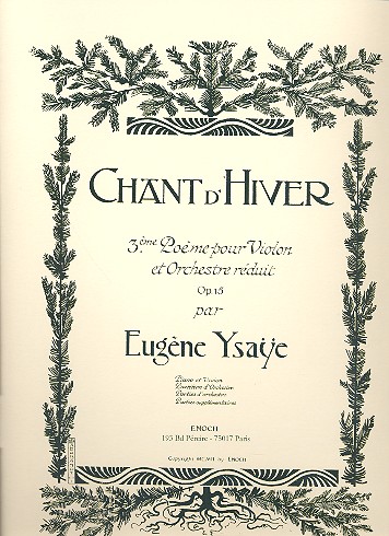 Chant d'Hiver op.15 