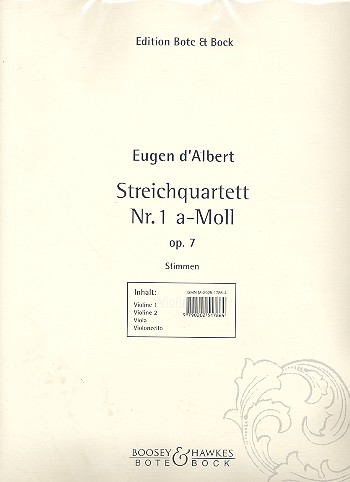 Streichquartett a-Moll Nr.1 op.7