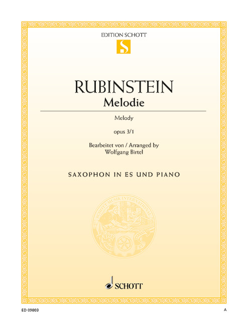 Melodie in F op.3,1 für Altsaxophon