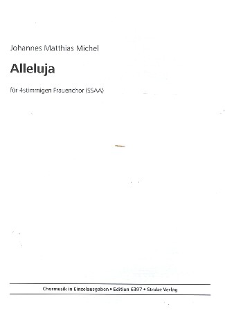 Alleluja für Frauenchor a cappella