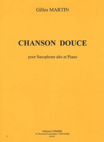 Chanson douce pour saxophone alto
