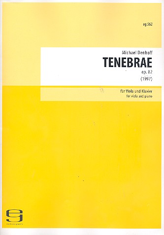 Tenebrae op.82 für Viola und Klavier