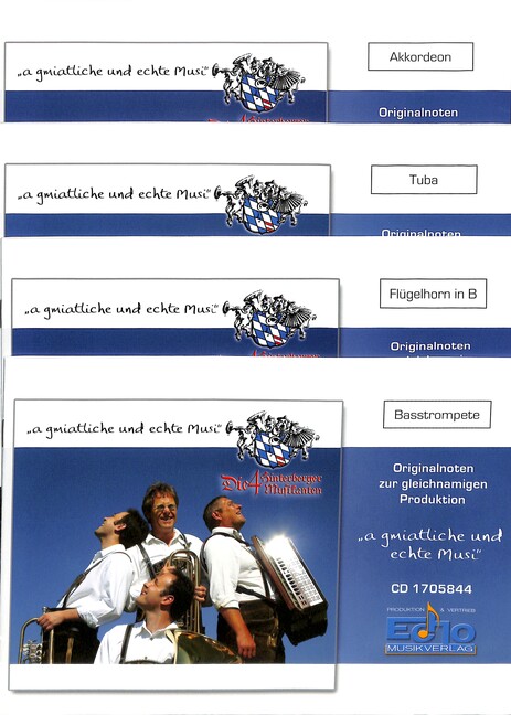 A gmiatliche und echte Musi für Baßtrompete, Tuba,