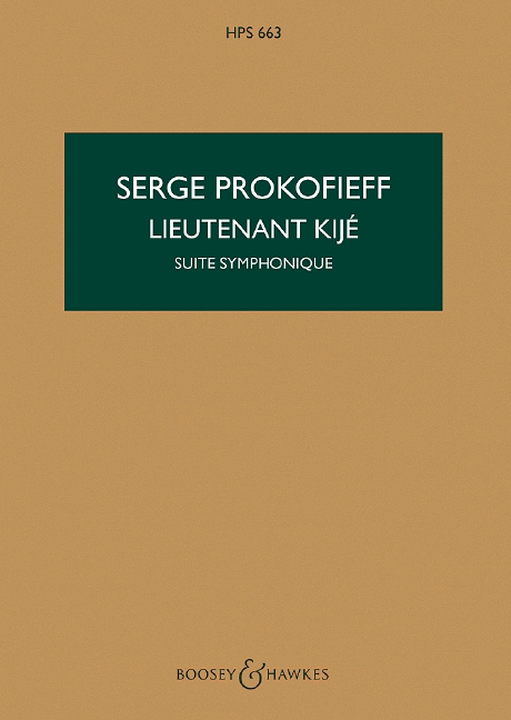 Lieutenant Kijé op. 60 HPS 663