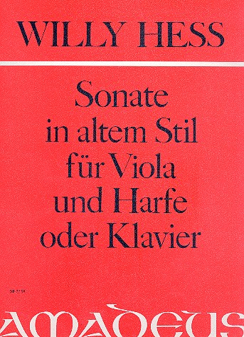 Sonate im alten Stil op.135 für Viola