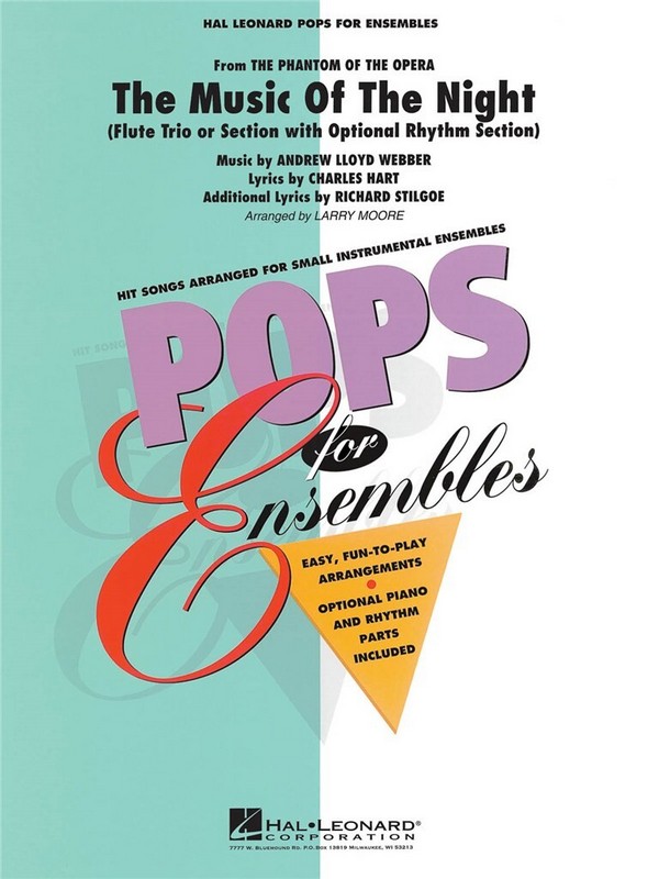 The Music of the Night for 3 flutes