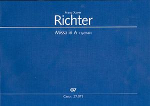 Missa in A für Soli, gem Chor und Orchester