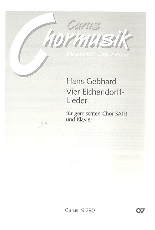 4 Eichendorff-Lieder für gem Chor